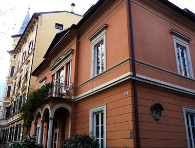 Wohnhaus in Bozen, Fassadenanstrich